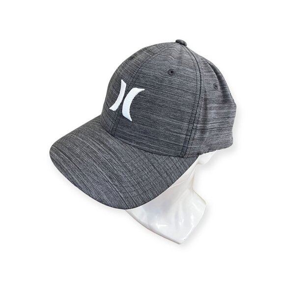 Hyrley Nike Dri-Fit Fitted Embroidered Grey Baseball Cap Size L-XL - Picture 6 of 8